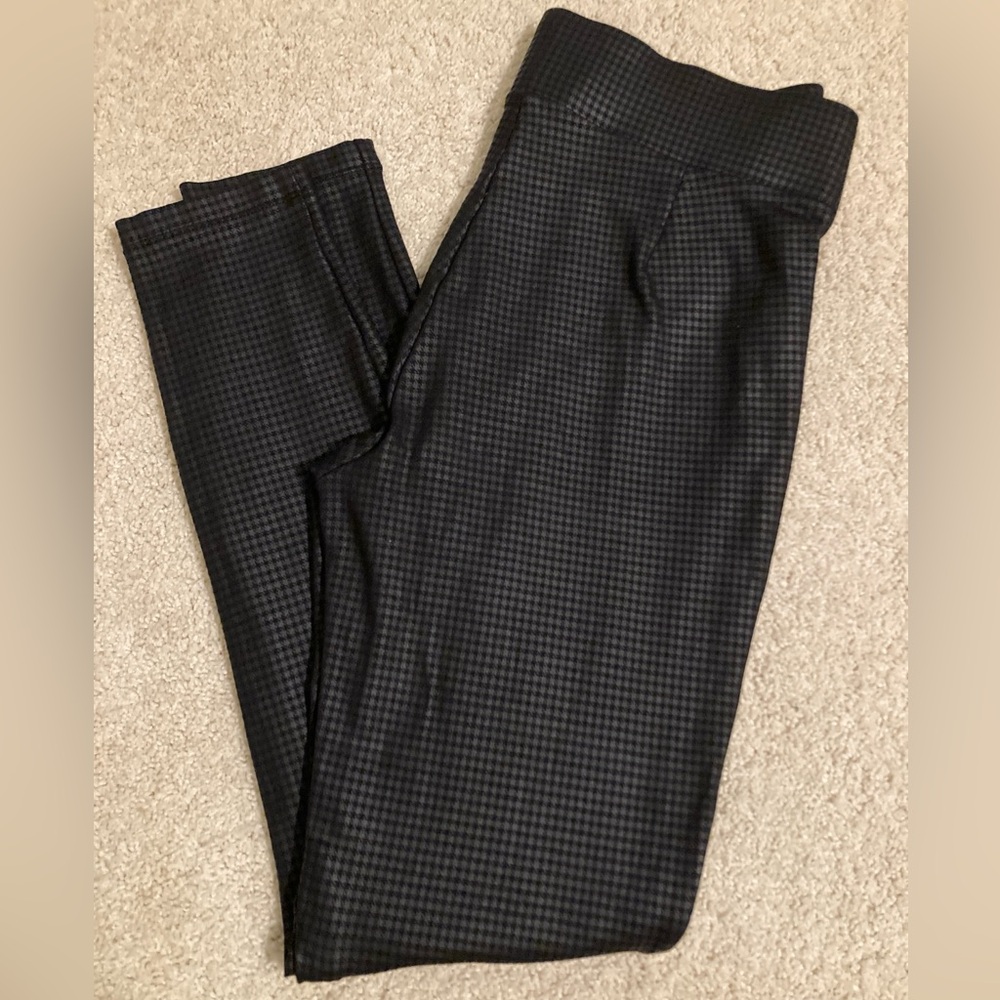 Loft Black Houndstooth Leggings
